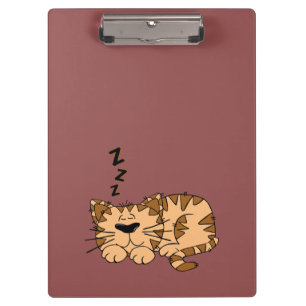 Cat Nap Kitty Clipboard