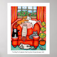 Cat Nap On Grandma's Chair