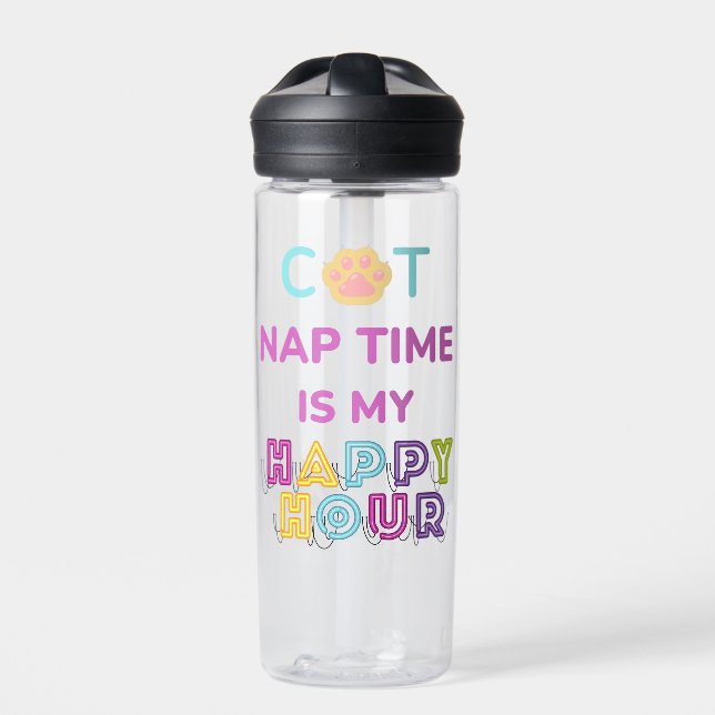 CAT NAP TIME WATER BOTTLE (Front)