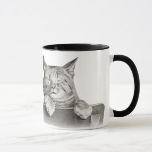 Cat Nap Vintage Cats Coffee Mug