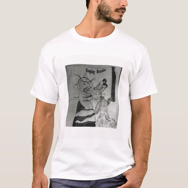 Cat Nap With A Monkey T-Shirt (Front)