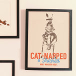 Cat-Napped Funny Cat Pun Kangaroo Weirdcore Poster<br><div class="desc">Get ready to chuckle with our punny and oddly specific 'Cat-napped & Adored' shirt! This weirdcore masterpiece features a kangaroo cuddling a cat—a purr-fectly cute and punny combo. Our shirts go hard on humour, making them a must-have for anyone who loves a good laugh and appreciates the uniqueness. Embrace the...</div>