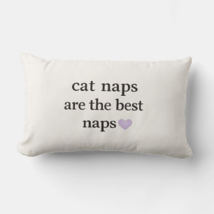 Cat Naps Are the Best Naps Pillow – Cozy Cat Café
