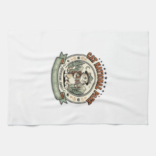 Cat National Park Cat National Park Poster Cat Vin Kitchen Towel