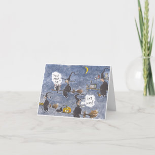 Cat Nav Halloween Card