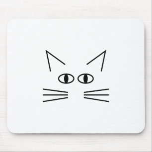 Cat neb contour mouse pad