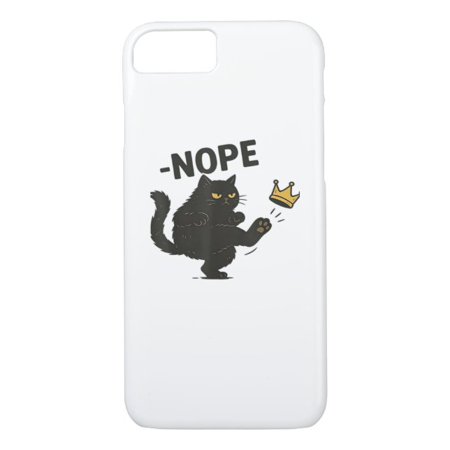 Cat No Kings In America  Case-Mate iPhone Case (Back)