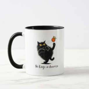 Cat No Kings In America We The People Political Mug
