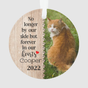 Cat No Longer By Our Side But Forever In Our Heart Ornament