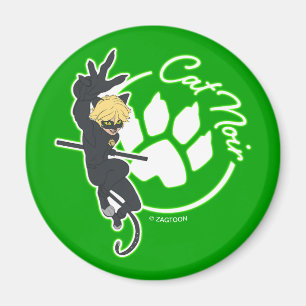 Cat Noir Badge Magnet