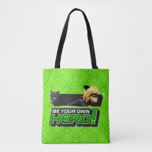 Cat Noir Be Your Own Hero Tote Bag