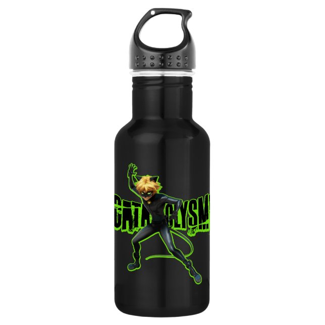 Cat Noir | Cataclysm 532 Ml Water Bottle (Front)