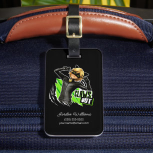 Cat Noir   Claws Out Graphic Luggage Tag