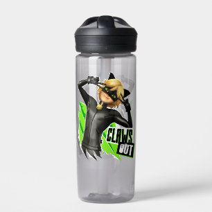 Cat Noir Claws Out Graphic Water Bottle