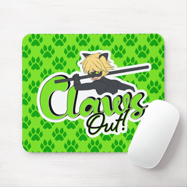 Cat Noir | Claws Out! Mouse Pad (With Mouse)
