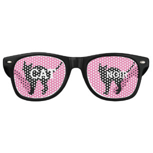 CAT NOIR retro Shades / Fun Party Sunglasses