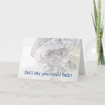 Cat note card