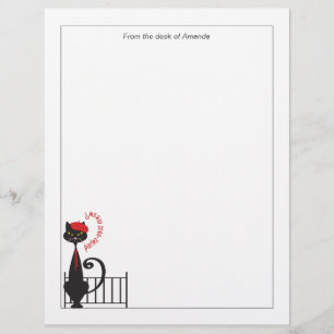 Cat Notepaper Stationery