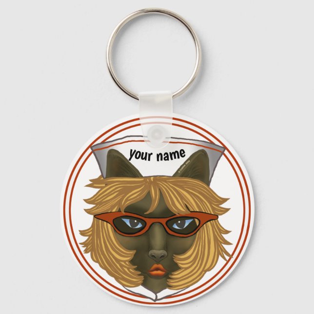 Cat Nurse Keychain (Front)