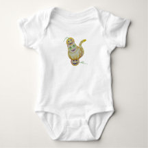 Cat-O-Lantern baby shirt