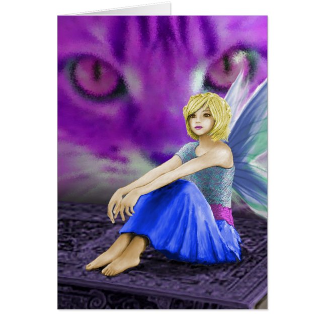 Cat Observes Fairy (Front)