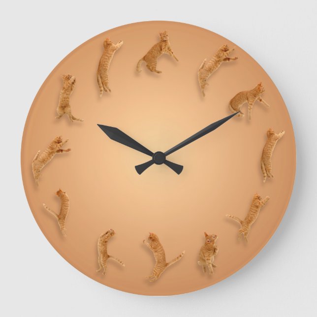 Cat O'Clock Horloge murale (Recto)