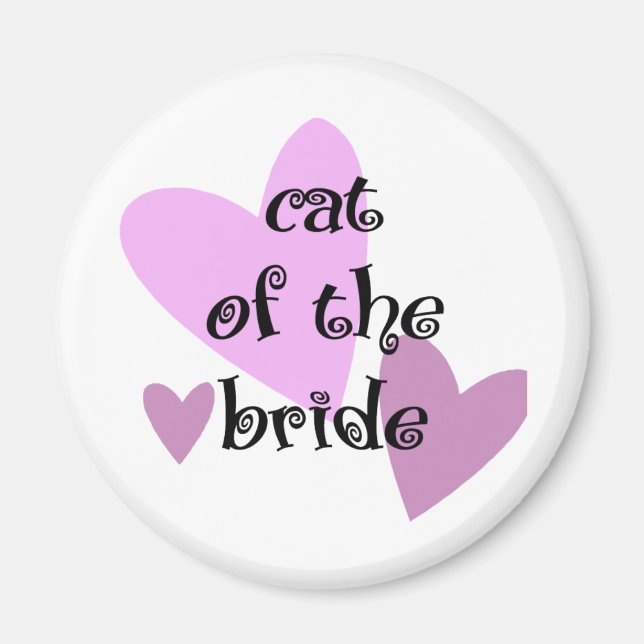 Cat of the Bride Magnet (Front)