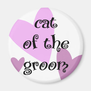 Cat of the Groom Magnet