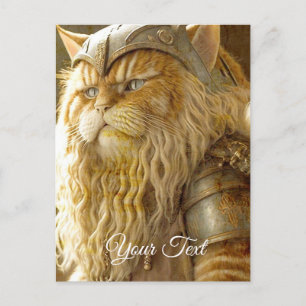 Cat Old Viking. Postcard