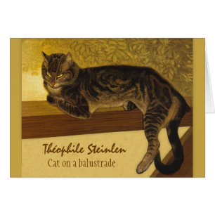 Cat on a balustrade CC0575 Théophile Steinlen