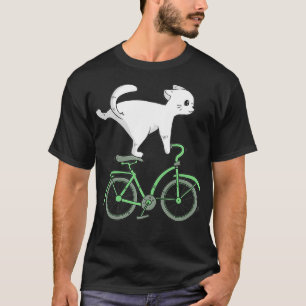 Cat on a Bike Kitten Cycling Bicycle Lover T-Shirt