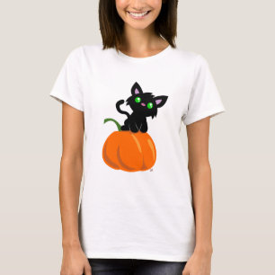 Cat on a Pumpkin T-Shirt