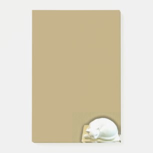 Cat on Gold Box II Post-it Notes