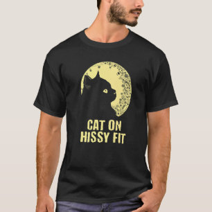Cat on Hissy Fit  Cat  Humour Kitten Couples T-Shirt