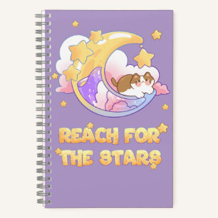 cat on the moon notebook