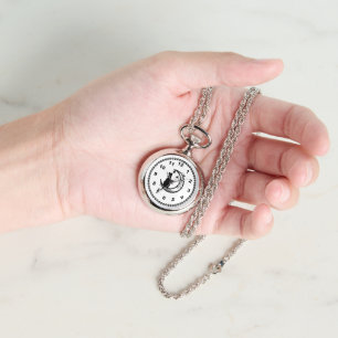 Cat on the Moon Silhouette Watch