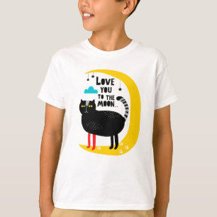 Cat on the moon T-Shirt