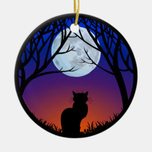 Cat Ornament Personalized Cat Art Decoration Gift