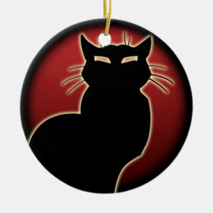 Cat Ornament Personalized Cat Decoration Gift