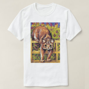 Cat over Fence, Louis Wain T-Shirt