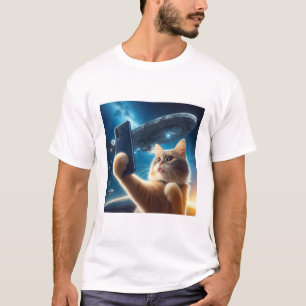 Cat OVNI Selfie: Return / Messieurs Tshirt #2