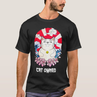 Cat Owned Friends Cat Buddy Kitten Cat Mom T-Shirt