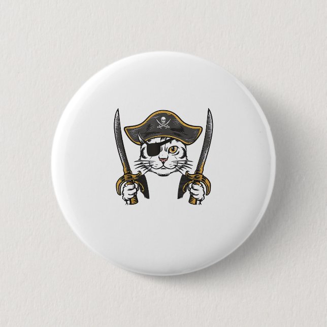 Cat Owner  2 Inch Round Button (Front)