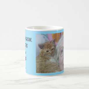  Cat & Owner Photo Name , Customizable Coffee Mug