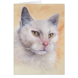 Cat Painted in Watercolour