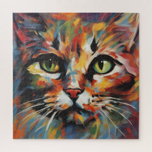 Cat Painting Jigsaw Puzzle