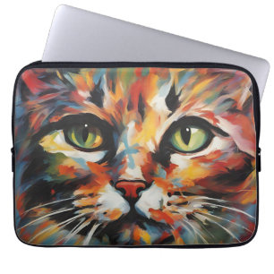 Cat Painting Laptop Sleeve