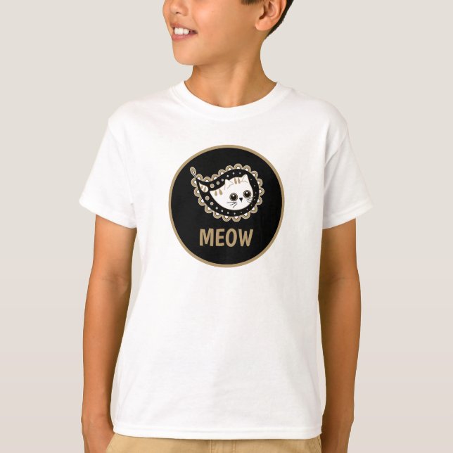Cat Paisley T-Shirt (Front)