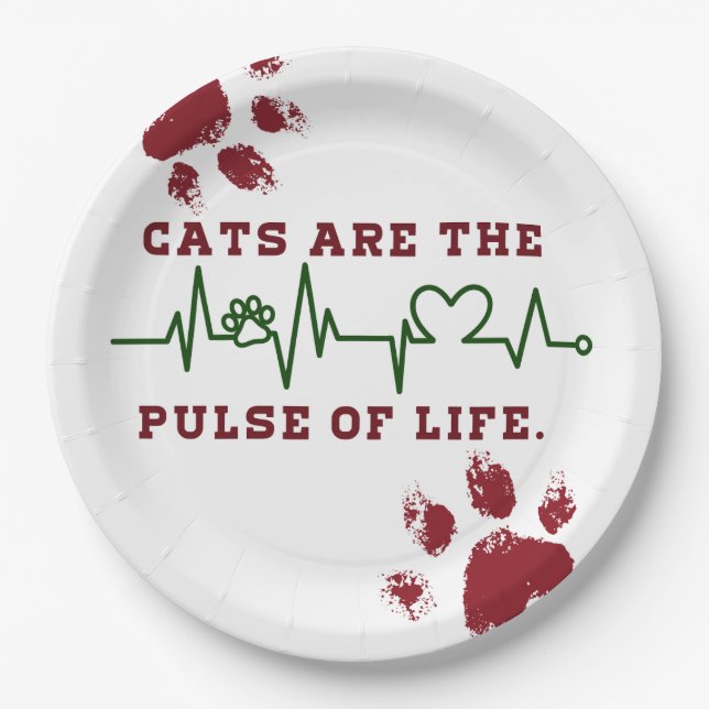 Cat Paper Plate (Front)