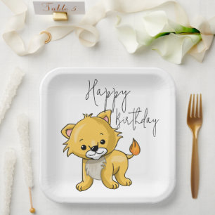 Cat Paper Plate